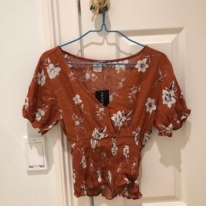 Paper Crane Floral Blouse
